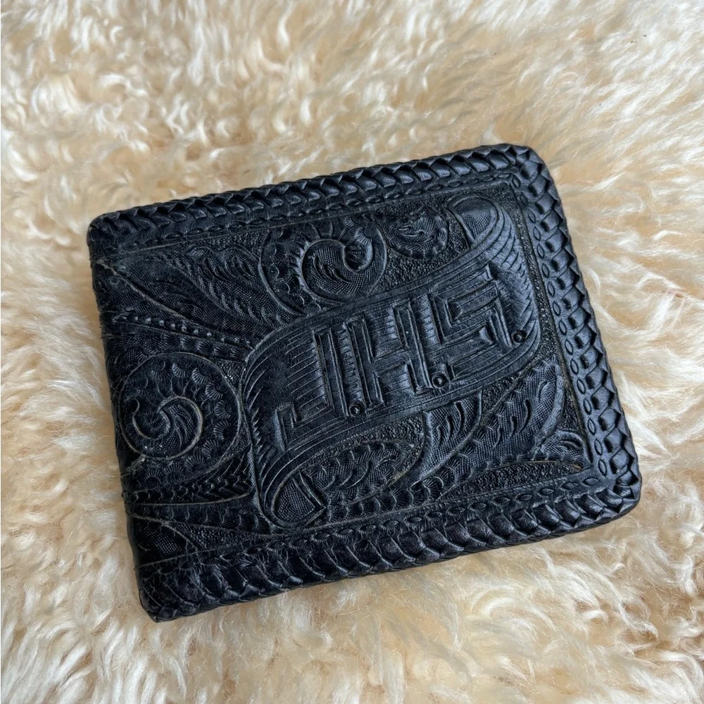 Vintage Tooled Leather Wallet